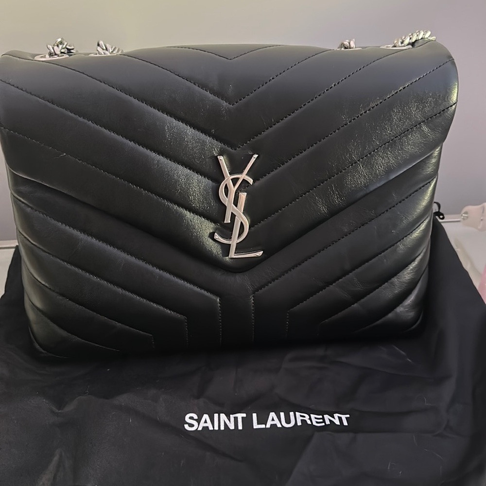 Saint Laurent Medium Loulou Matelassé Leather Shoulder Bag